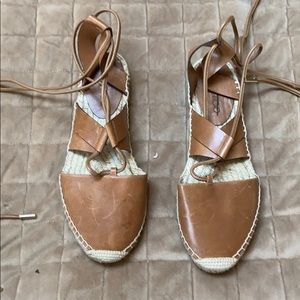 Jimmy choo genuine leather espadrille gladiator